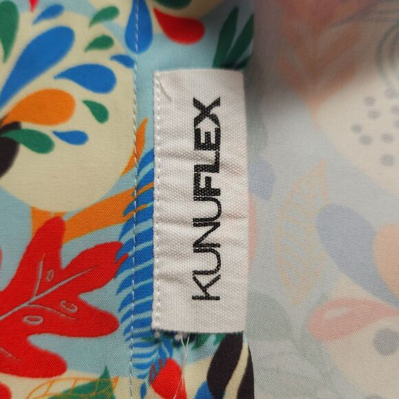 RSVLTS Kunuflex Shirt Men's Sz XL Multicolor Floral Hawaiian Colorful Casual - Picture 6 of 12